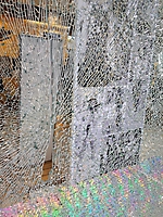 Glasschaden Eingangstür